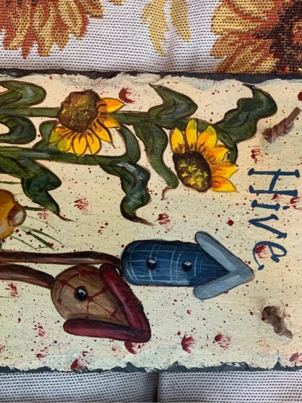 6x11 slate tile welcome to our hive.
